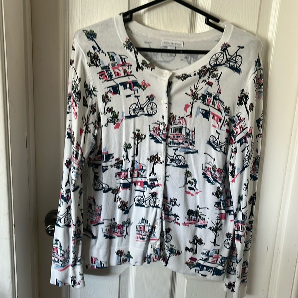Beautiful Macys button up sweater, like new